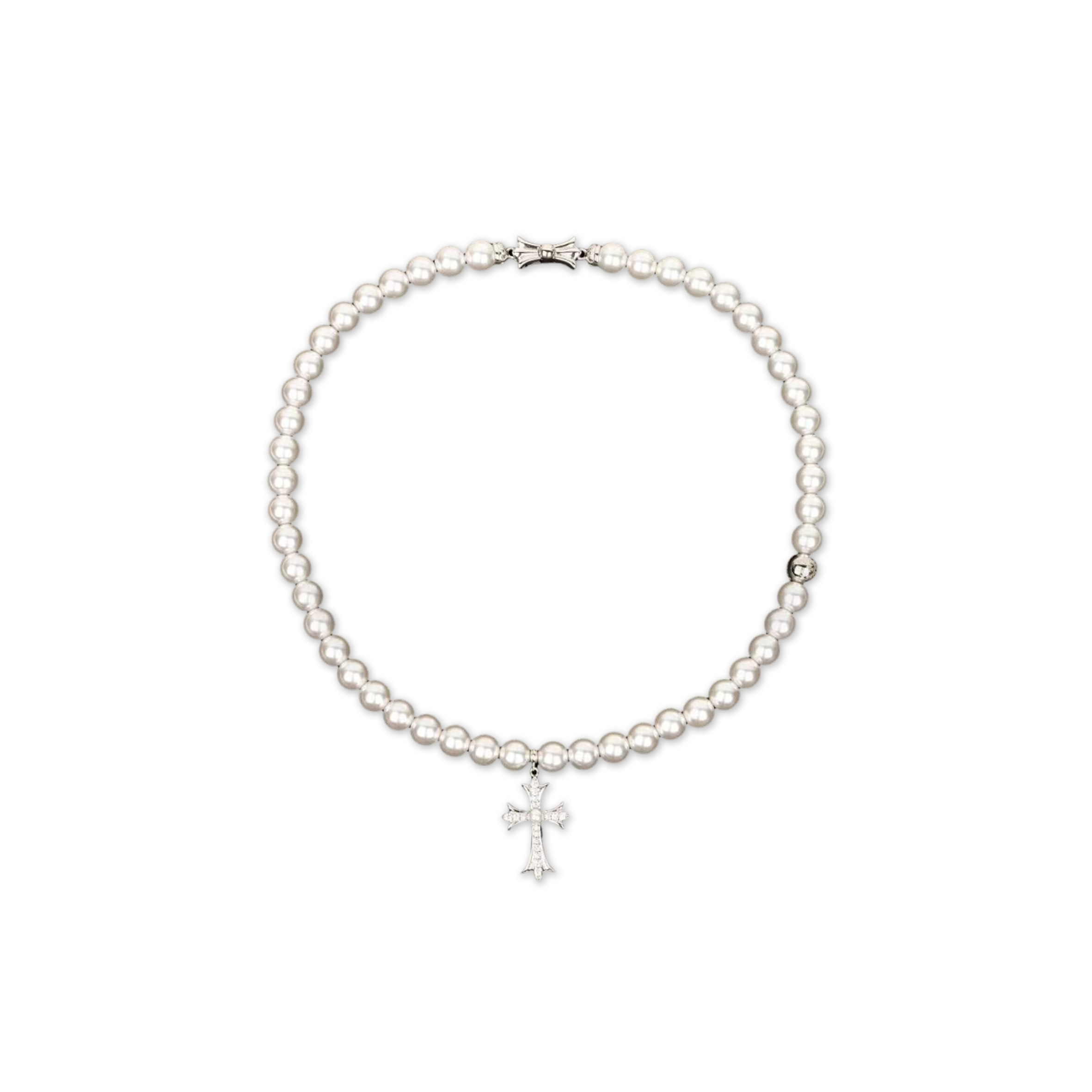 CHROME HEARTS PEARL NECKLACE